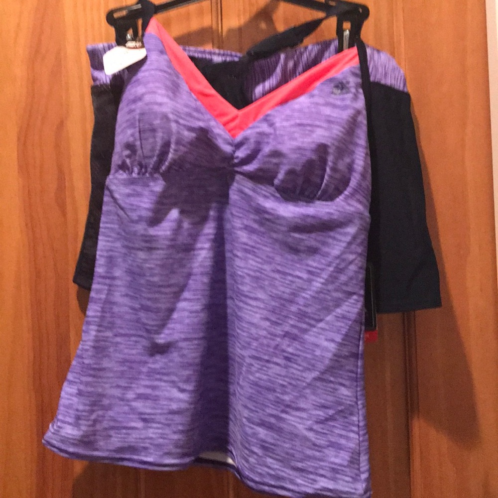 Tankini set with skirt. Never worn. NWT